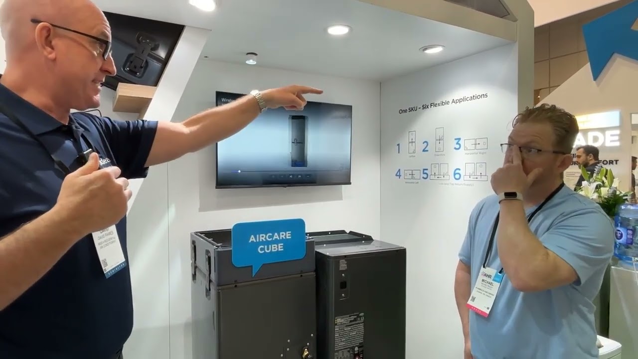 Выставка Walk 'N Talk, AHR Expo 2025: Новый воздухораспределитель EVOX от Midea.