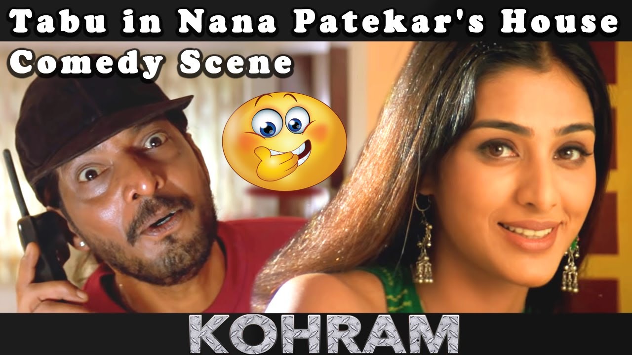 Tabu in Nana Patekar's House Comedy Scene | Kohram Movie
