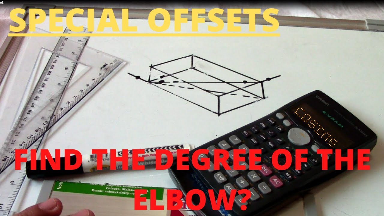 How To Find Degree Of The Elbow? Special offsets When The Degree of Rise & Turn are Given