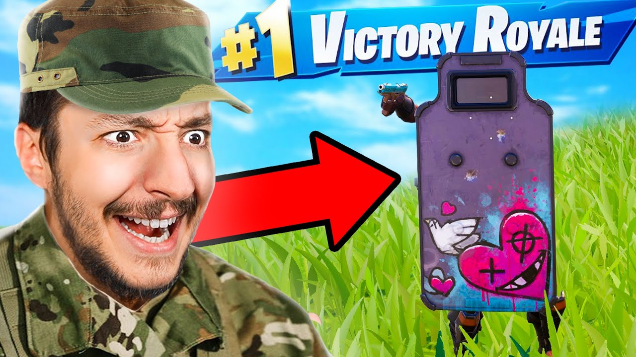 ΝΙΚΗ ΜΟΝΟ ΜΕ ΑΣΠΙΔΑ CHALLENGE ΣΤΟ FORTNITE!