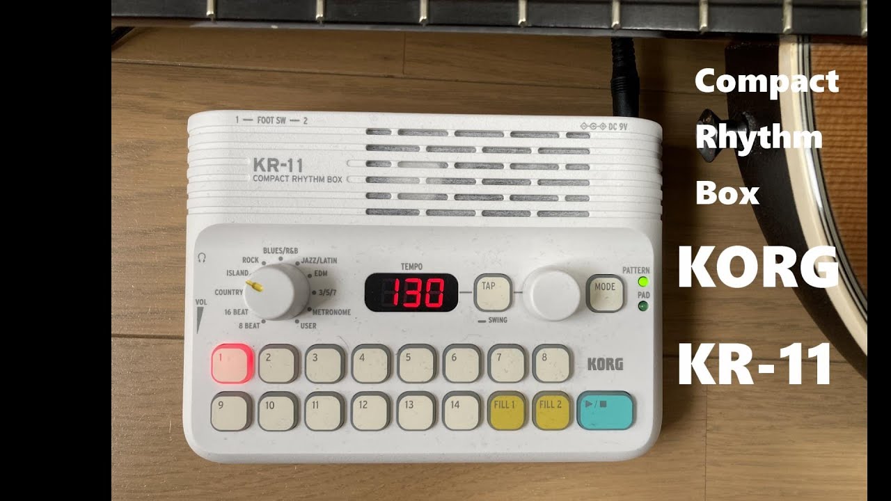 Korg KR-11 Compact Rhythm Box - Wave - Antonio Carlos Jobim