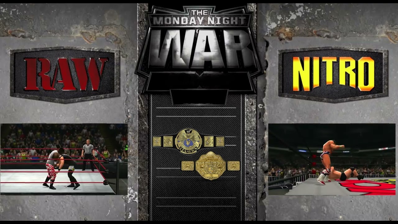 WWE 13 Universe Mode - WWF Raw vs WCW Nitro Simulcast [PART 1]