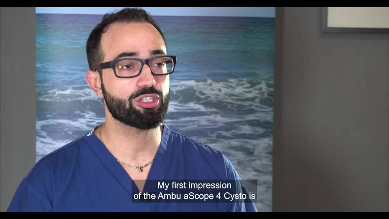 Dr. Wasim Mahmalji. aScope 4 Cysto testimonial