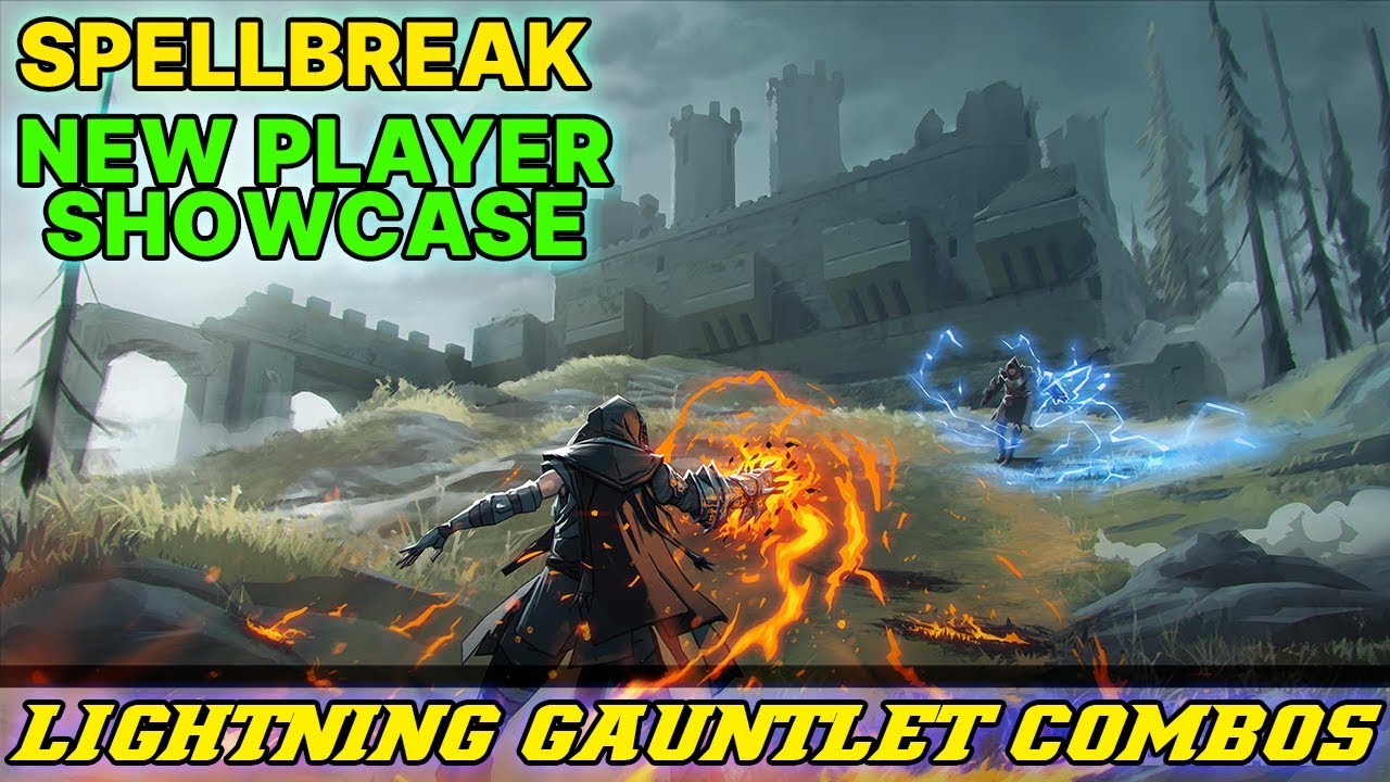Spellbreak - Lightning Gauntlet All Combos | All Lightning Combos