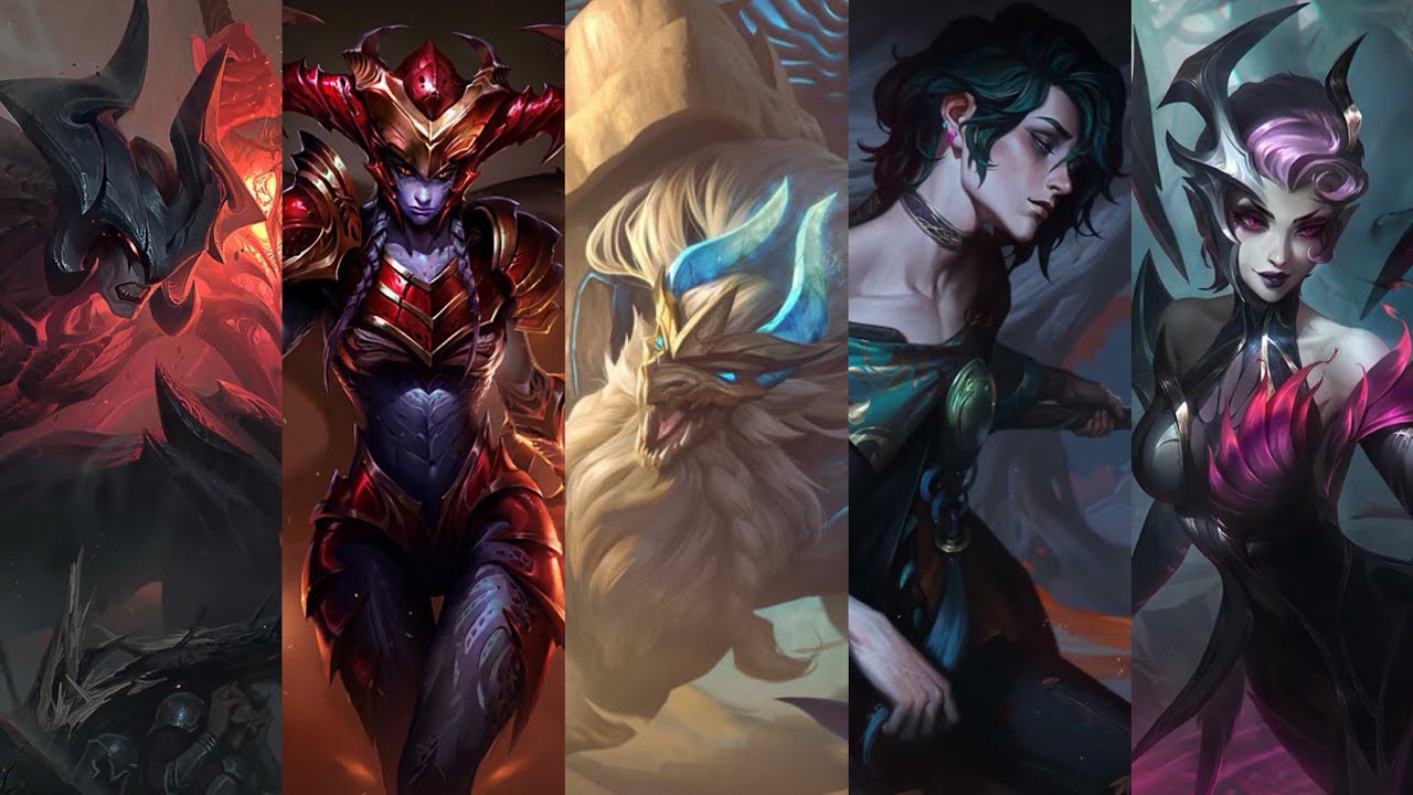 LMHT Summoner Rift (Demacia): Aatrox, Shyvana, Galio, Hwei, Elise - 113