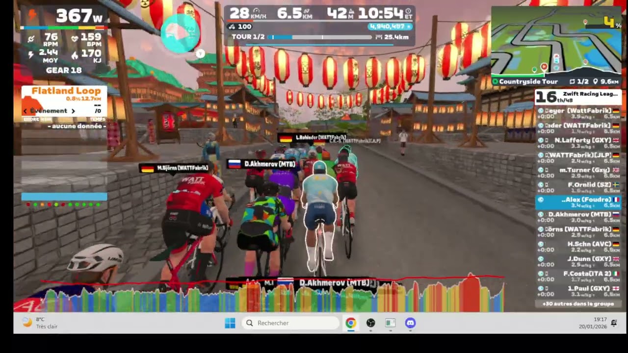 2026 01 20 19 05 12 Zwift Racing League: Redline Rally - Open Lime Dev League Division2