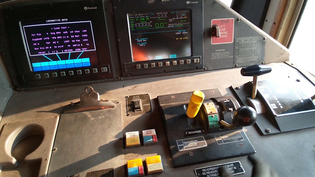 Governored SD70MAC run up in Self Load
