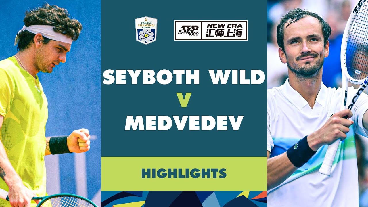 Thiago Seyboth Wild vs Daniil Medvedev Highlights | Rolex Shanghai Masters 2024
