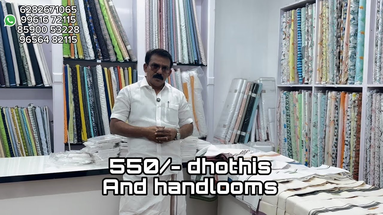 Handloom dhotis and 550/- dhoties