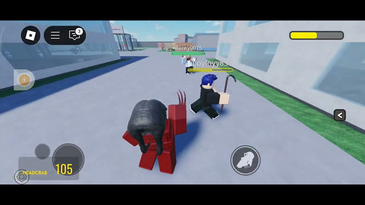 Playing headcrab test 3(p3)