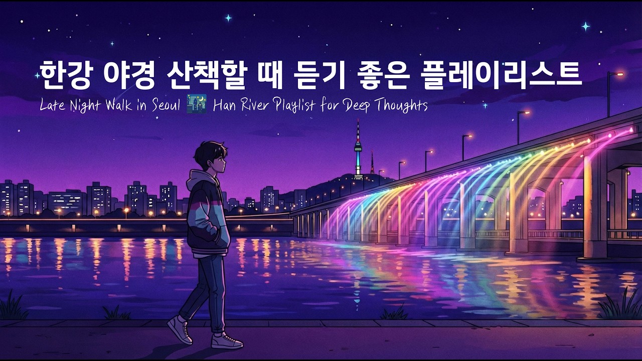 Playlist⎥생각이 많을 땐 이 노래와 함께 밤 산책 어때요?🌃 Late Night Walk in Seoul