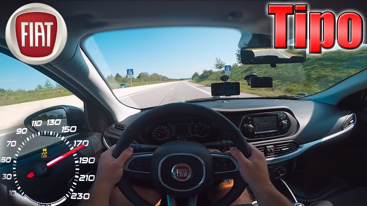 2018 Fiat Tipo | TOP SPEED on German Autobahn✔