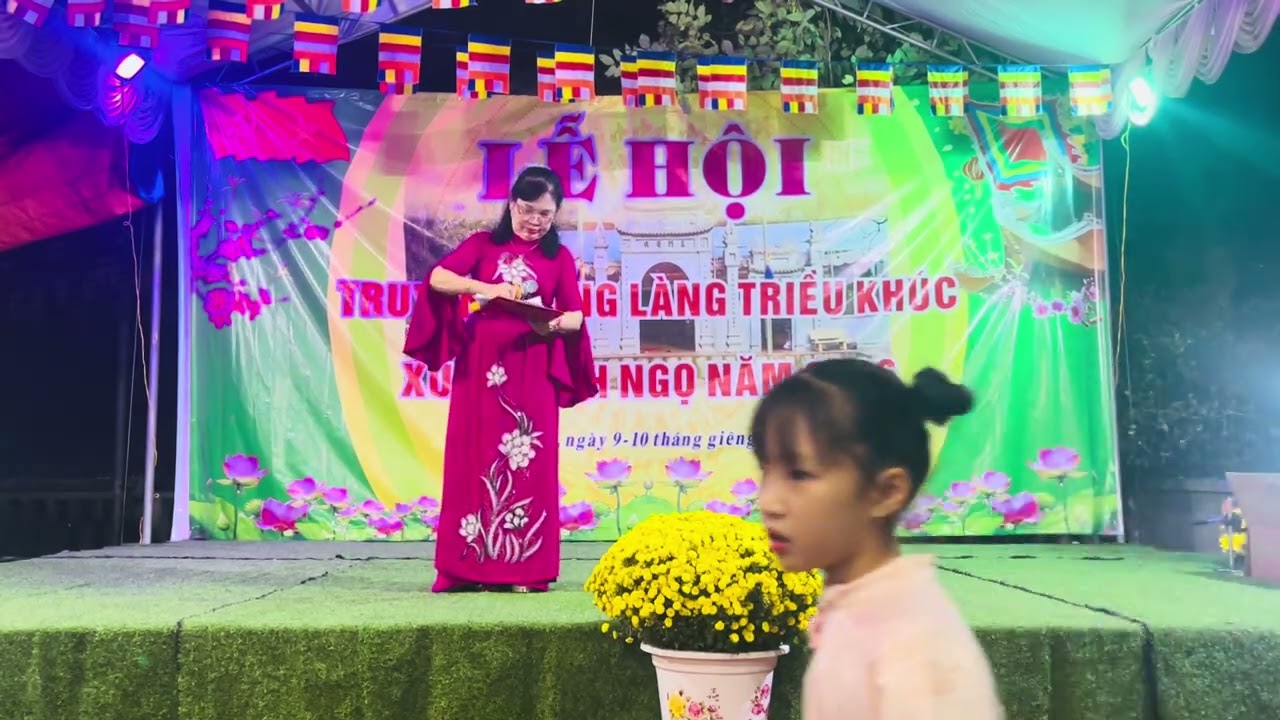 Lời phát biểu trước hội làng triều khúc 