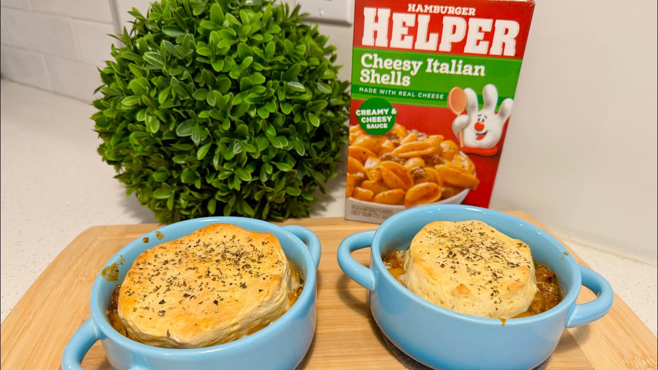 Hamburger Helper Italian Pot Pies | Easy & Delicious Mini Recipe