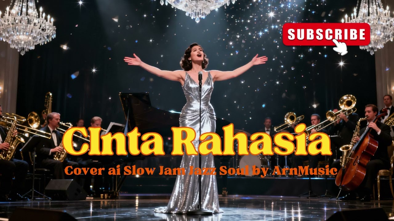 Cinta Rahasia - Slow Jam Jazz Cover Version l Ai Cover