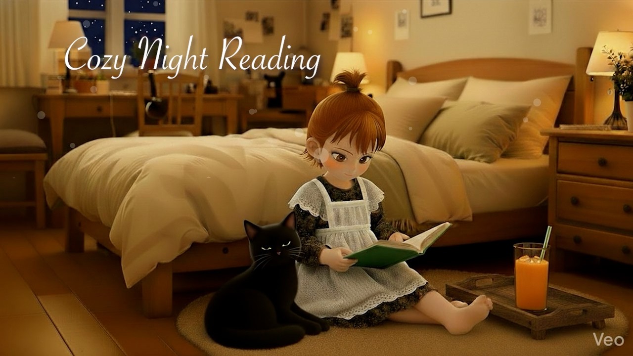 Cozy Night Reading 🌙 | Soft Lofi for Relaxation & Sleep