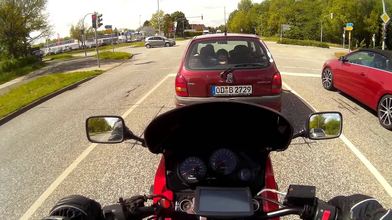 #1 MOTOVLOG - Erste Fahrt mit eigenem Motorrad Kawasaki GPZ 500 S Teil 1/4