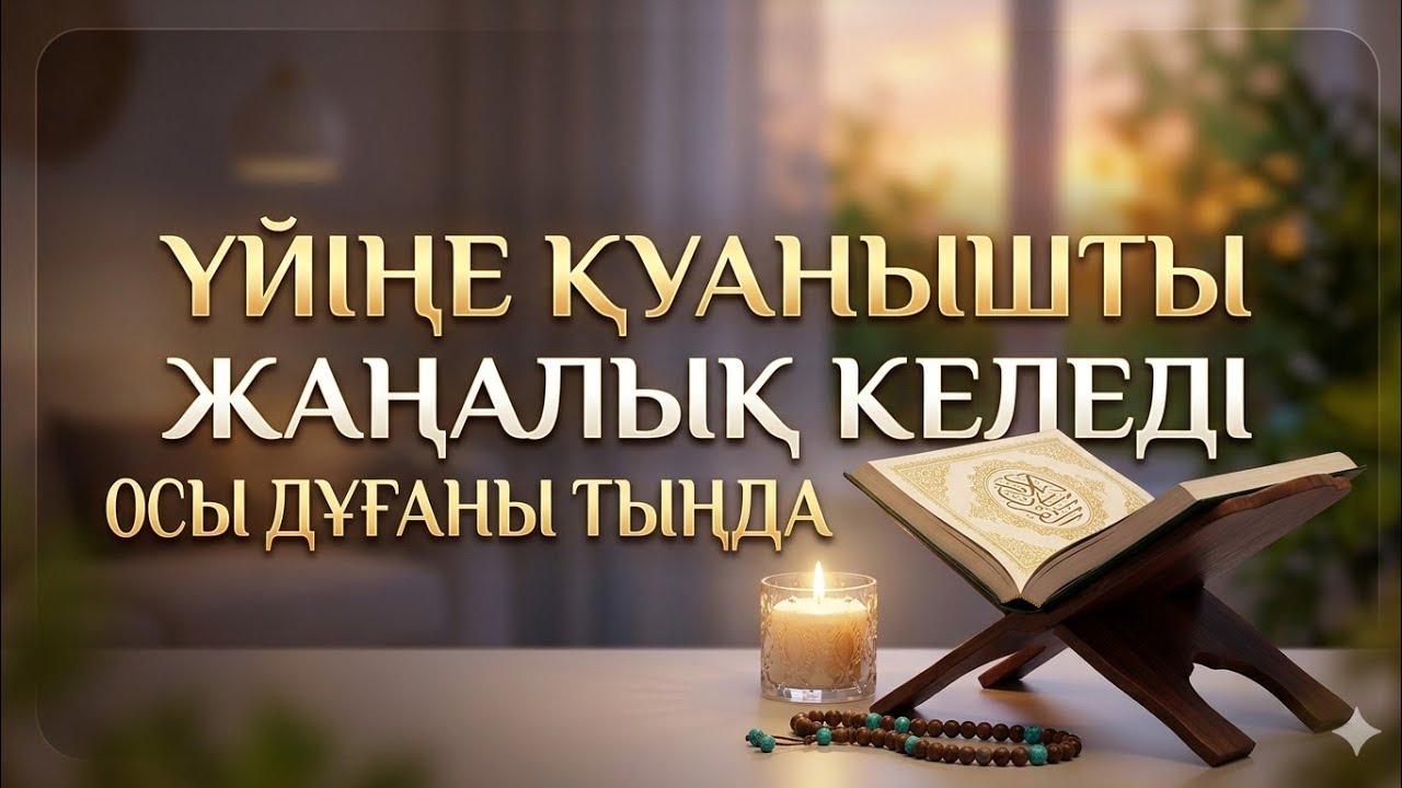 Қуанышты хабар келеді қатты қуанасың тыңда
