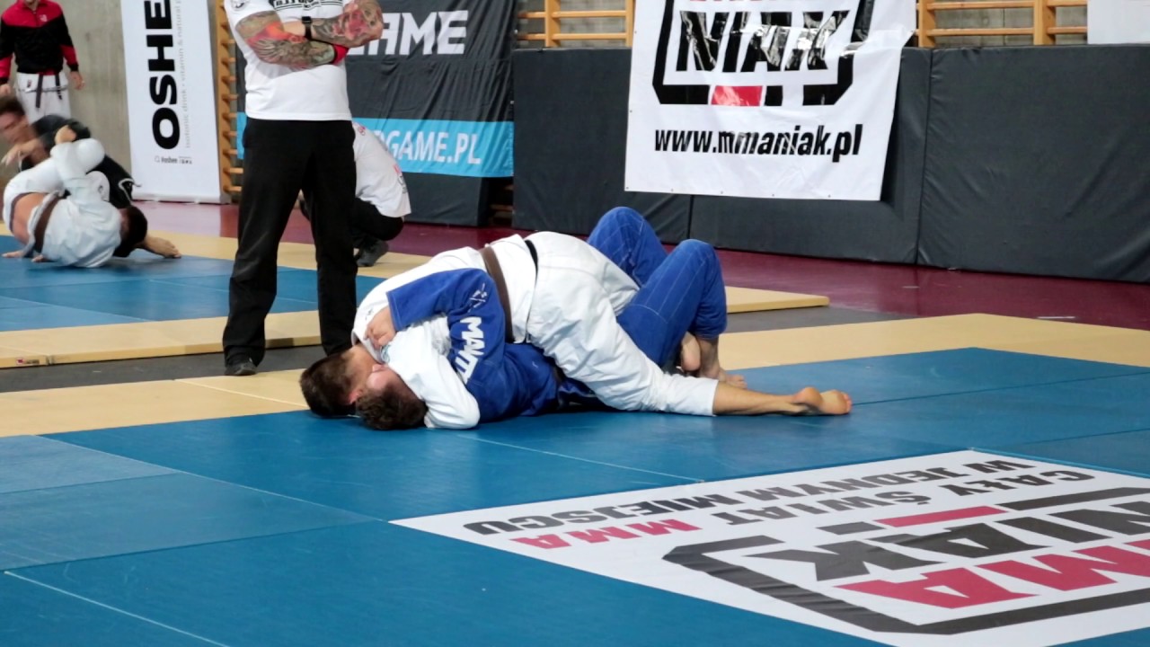 XII Mistrzostwa Polski BJJ: Adam Niedźwiedź, walka w brązowych pasach