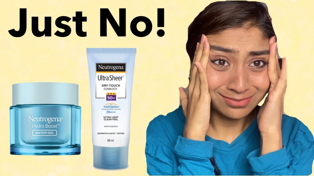 NEUTROGENA Product Review // Hydro Boost Water Gel + Sunscreen // Teenage Skincare Products