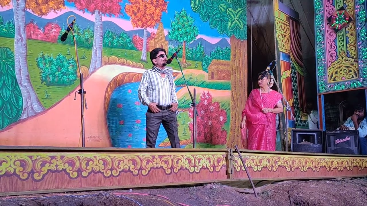 ಹೆಣ್ಣು ಬಾಳಿಗೊಂದು ಕಣ್ಣು ನಾಟಕದ ಒಂದು ದೃಶ್ಯ... ಕೆ ಚಿಕ್ಕನಗೌಡ್ರು... ತಂಬ್ರಹಳ್ಳಿ 