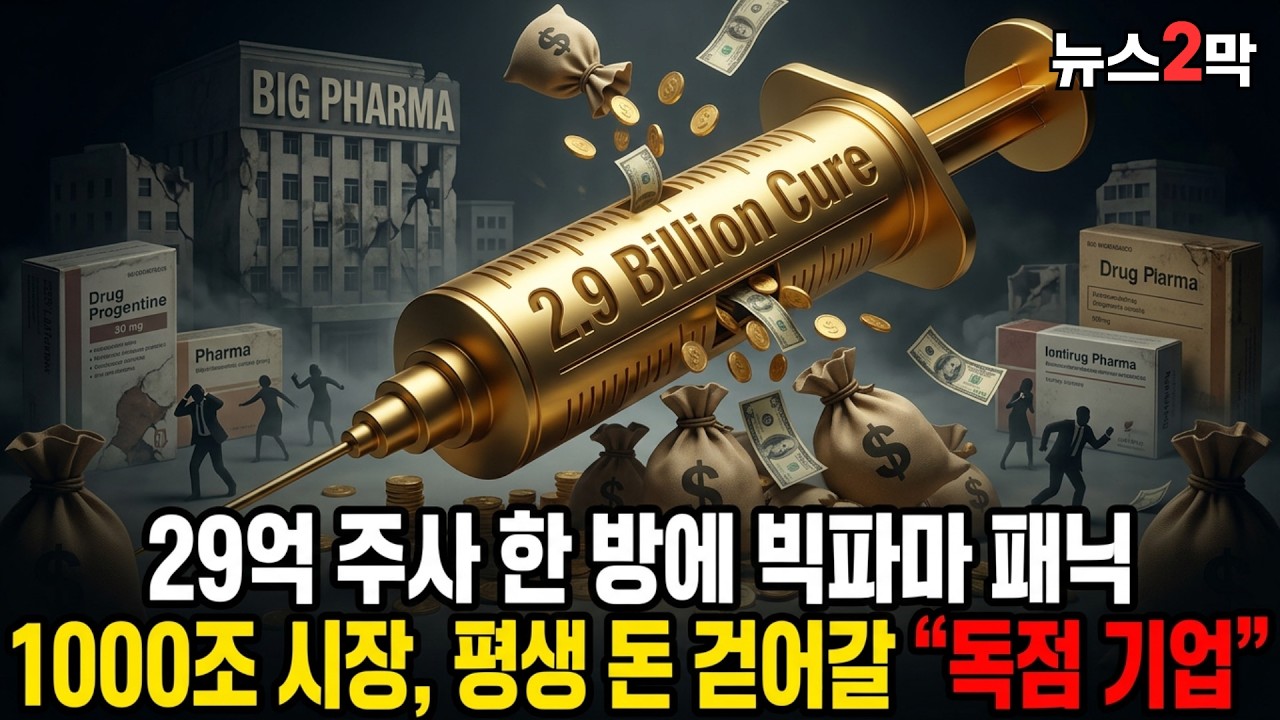 29억 주사 한 방에 '빅파마 패닉'. 1000조 제약업계 붕괴시킬 