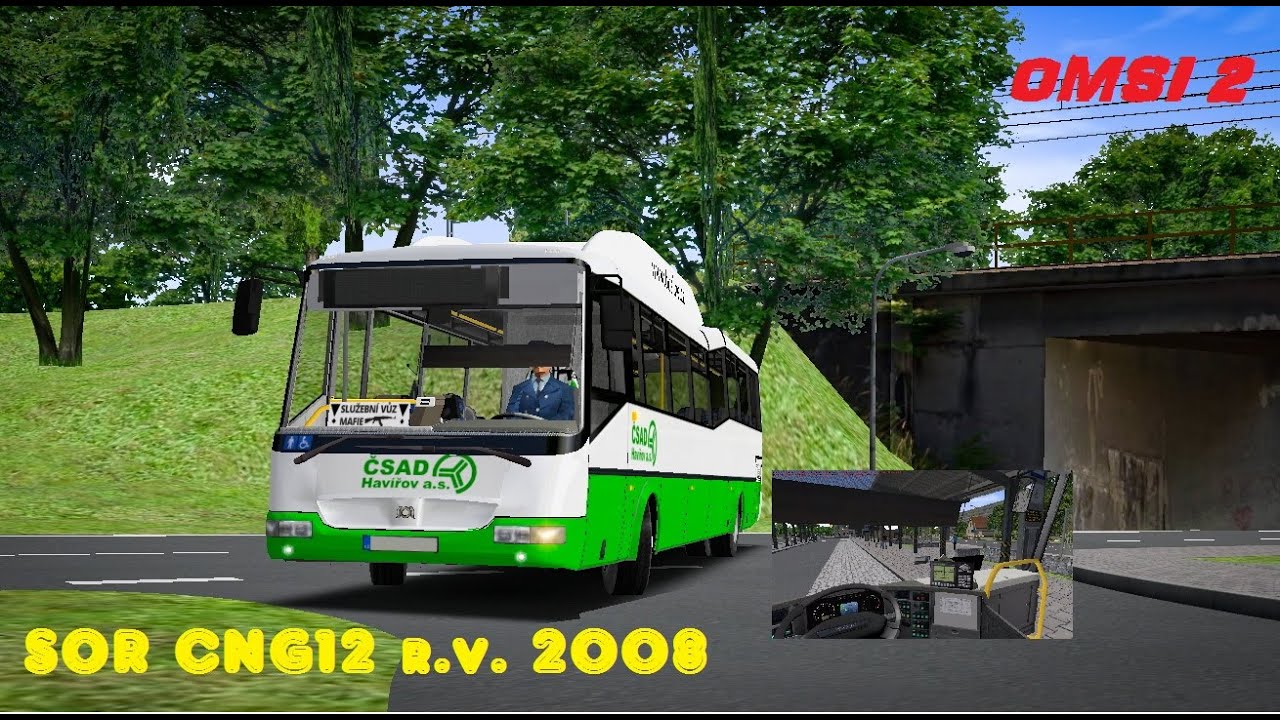OMSI 2 / Peklostroj SOR CNG12 (manuál) 3L1 6091 / Havířov - výluková linka 132