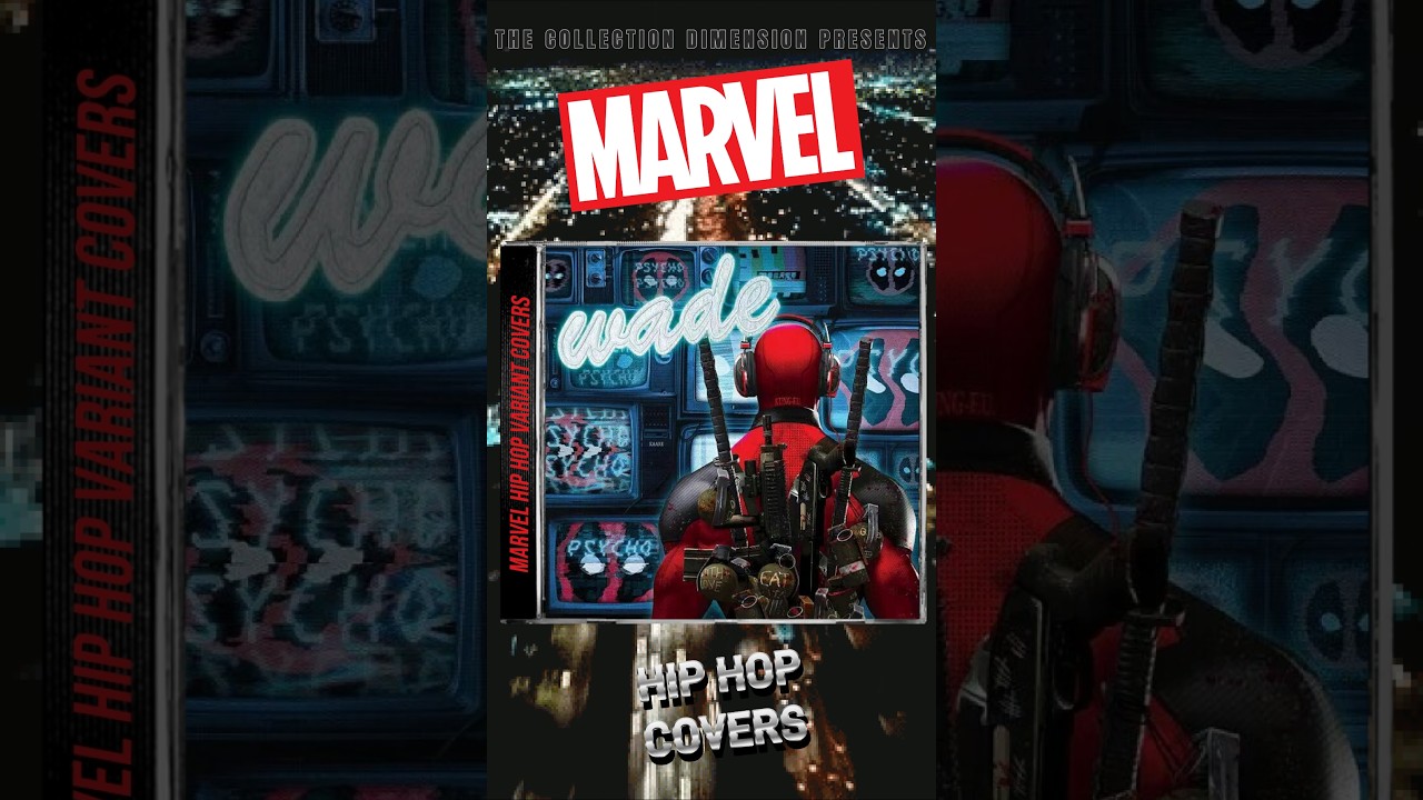Обложка комикса Deadpool #1 в стиле хип-хоп | Вариант обложки Marvel, вдохновленный творчеством Wale