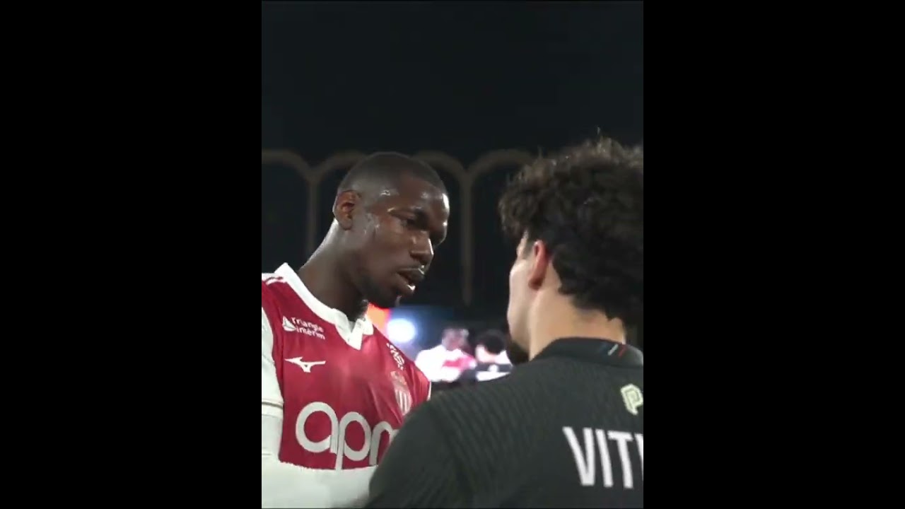Pogba and Vitinha 🤜🤛 #football #ligue1 #psg #sport #foot #ligue1mcdonalds #footballshorts  #edit
