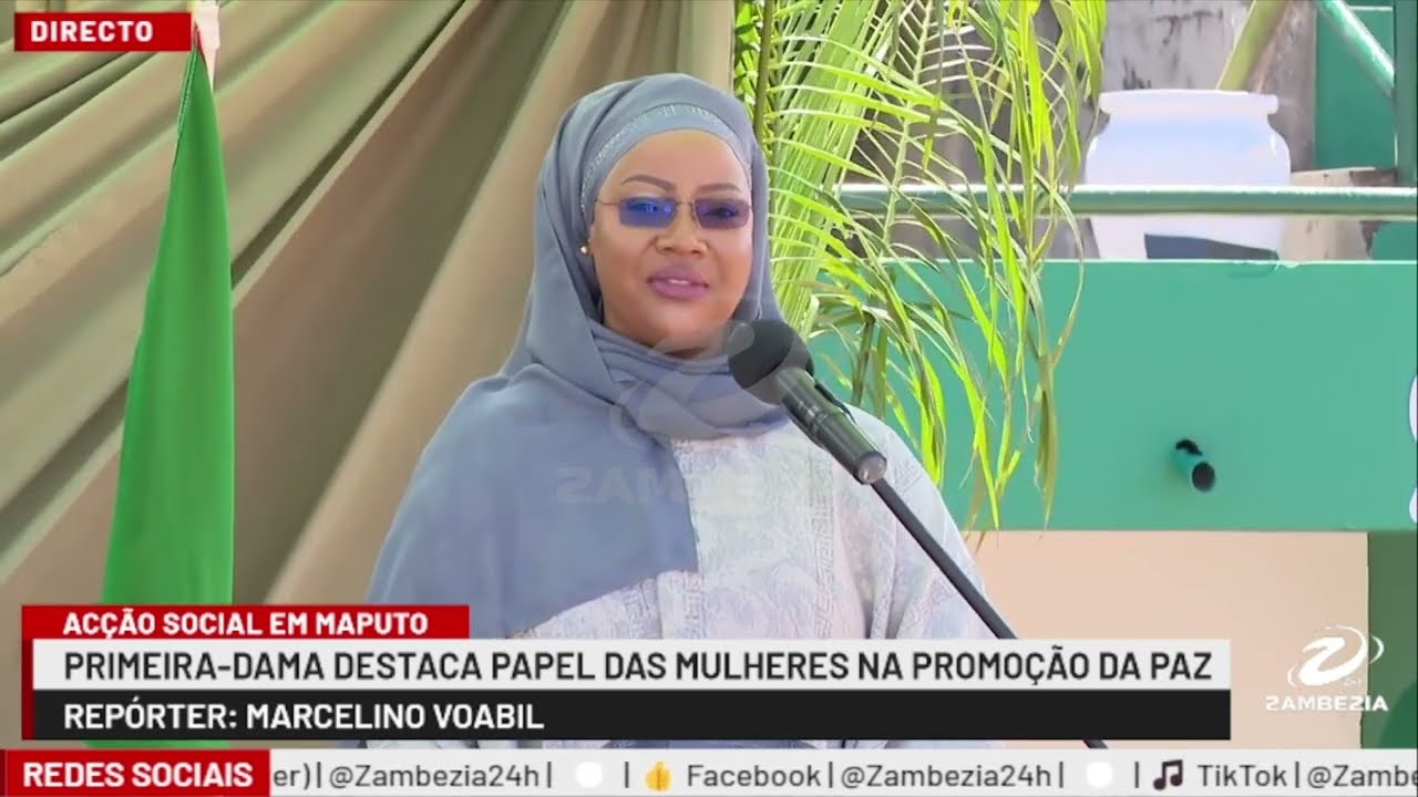 PRIMEIRA-DAMA DESTACA PAPEL DAS MULHERES NA PROMOÇÃO DA PAZ| TV Zambézia 24h