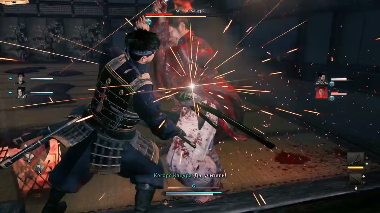 Rise of the Ronin прохождение боссов : 30. Когоро Кацура + Тэйдзо Миябэ