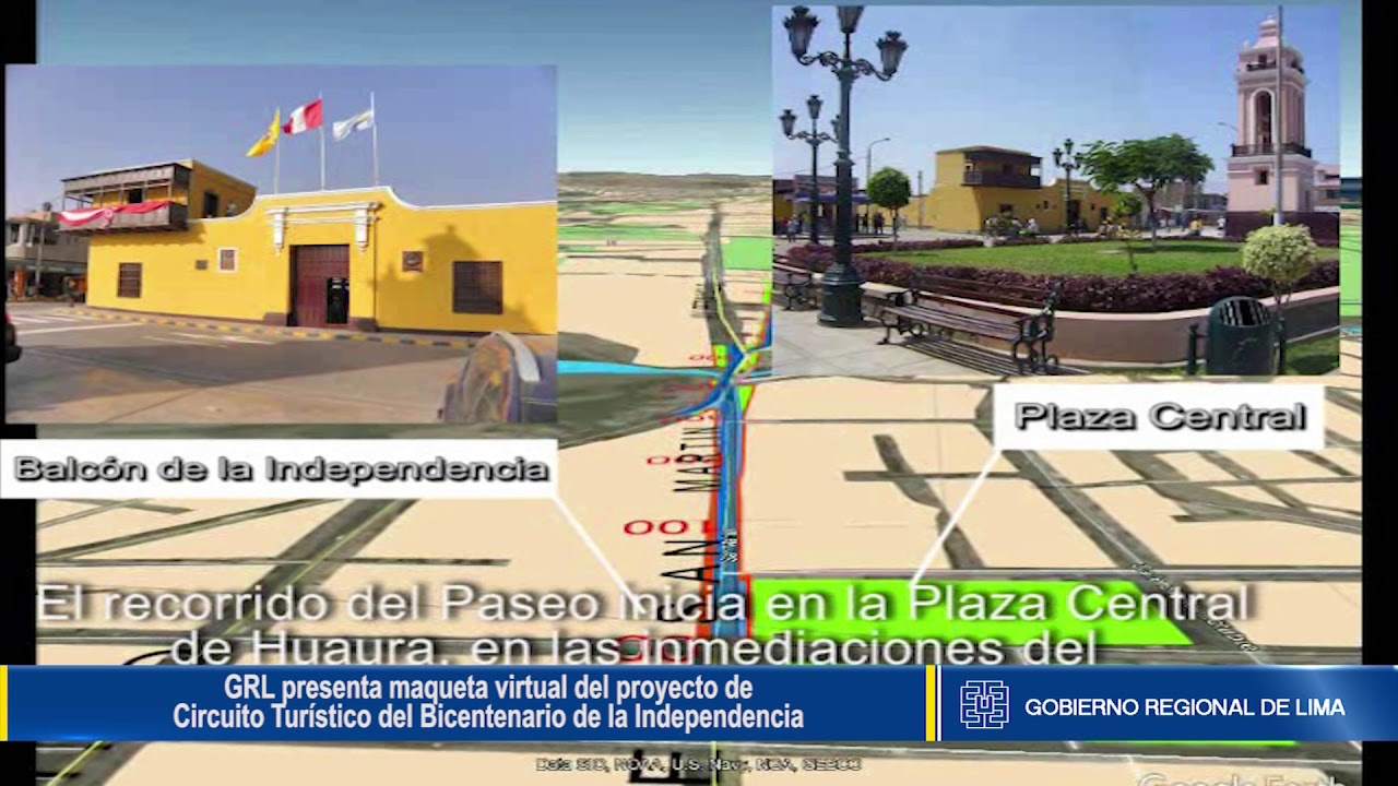 GRL PRESENTA MAQUETA VIRTUAL DEL PROYECTO DE CIRCUITO TURÍSTICO DEL BICENTENARIO DE LA INDEPENDENCIA
