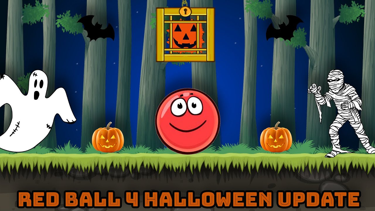 HALLOWEEN RED BALL  4 ANIMATION GAMEPLAY FUNNY ADVENTURE