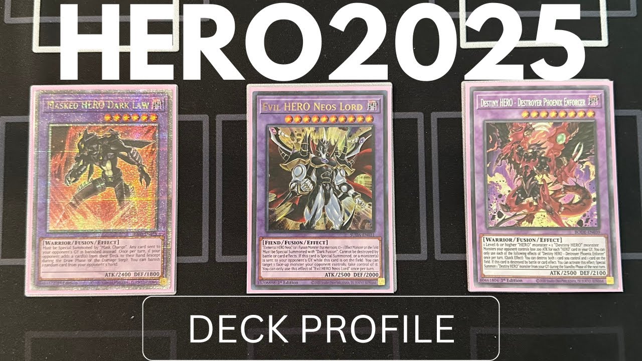 HERO post SUDA 2025 Deck Profile (w/ Side Deck & Combo Guide)