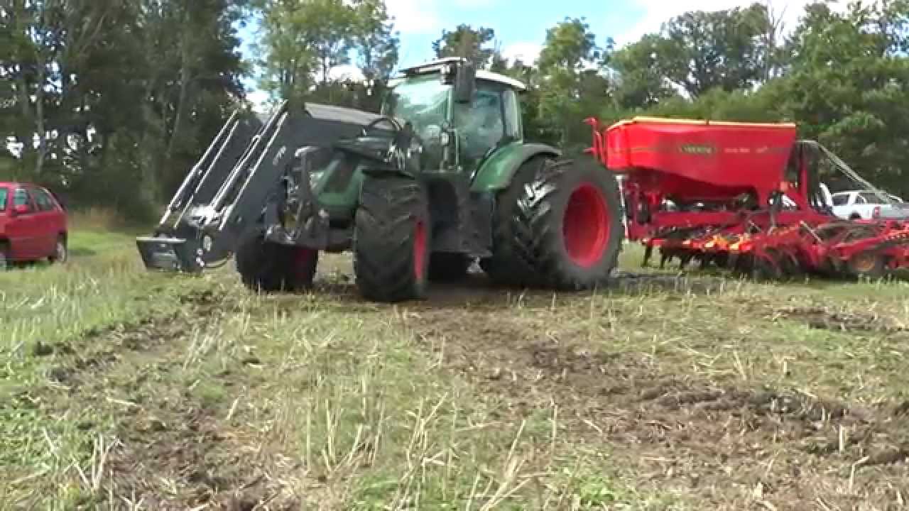 Demodag 20 aug 2014 med Fendt 724 Vario och Väderstads Spirit 400 F Strip Drill Full HD del 2