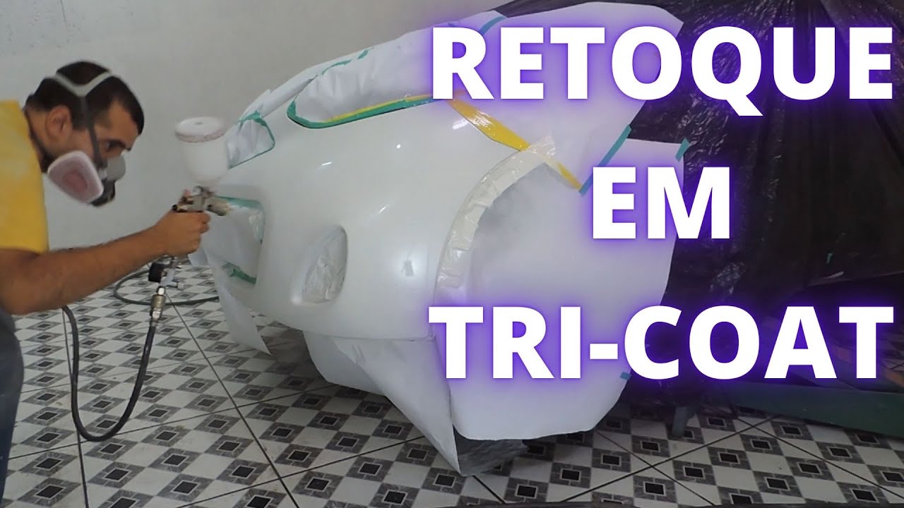 COMO FAZER RETOQUE EM PINTURA TRI-COAT (TRÊS CAMADAS) | BRANCO PÉROLA