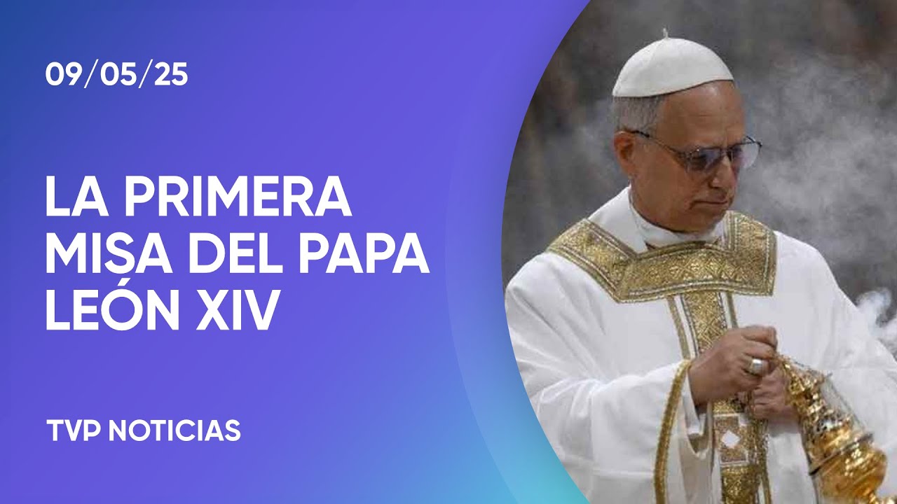 La primera misa del papa León XIV: 