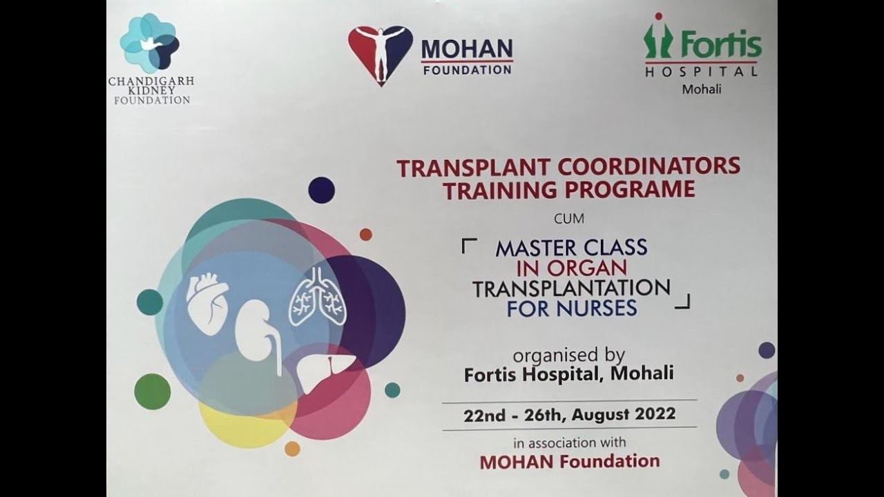 TRANSPLANT COORDINATORS TRAINING PROGRAME |  DAY 1