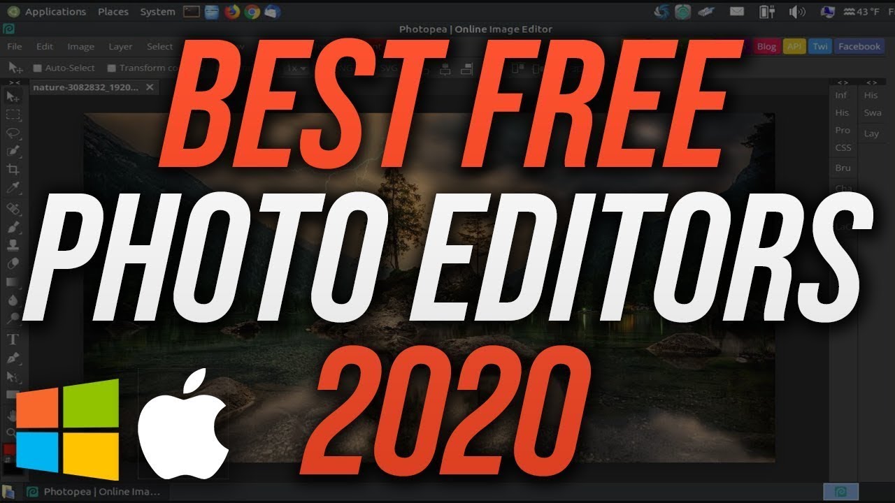 Top 5 Best FREE Photo Editing Software 2020 (Photoshop Alternatives)