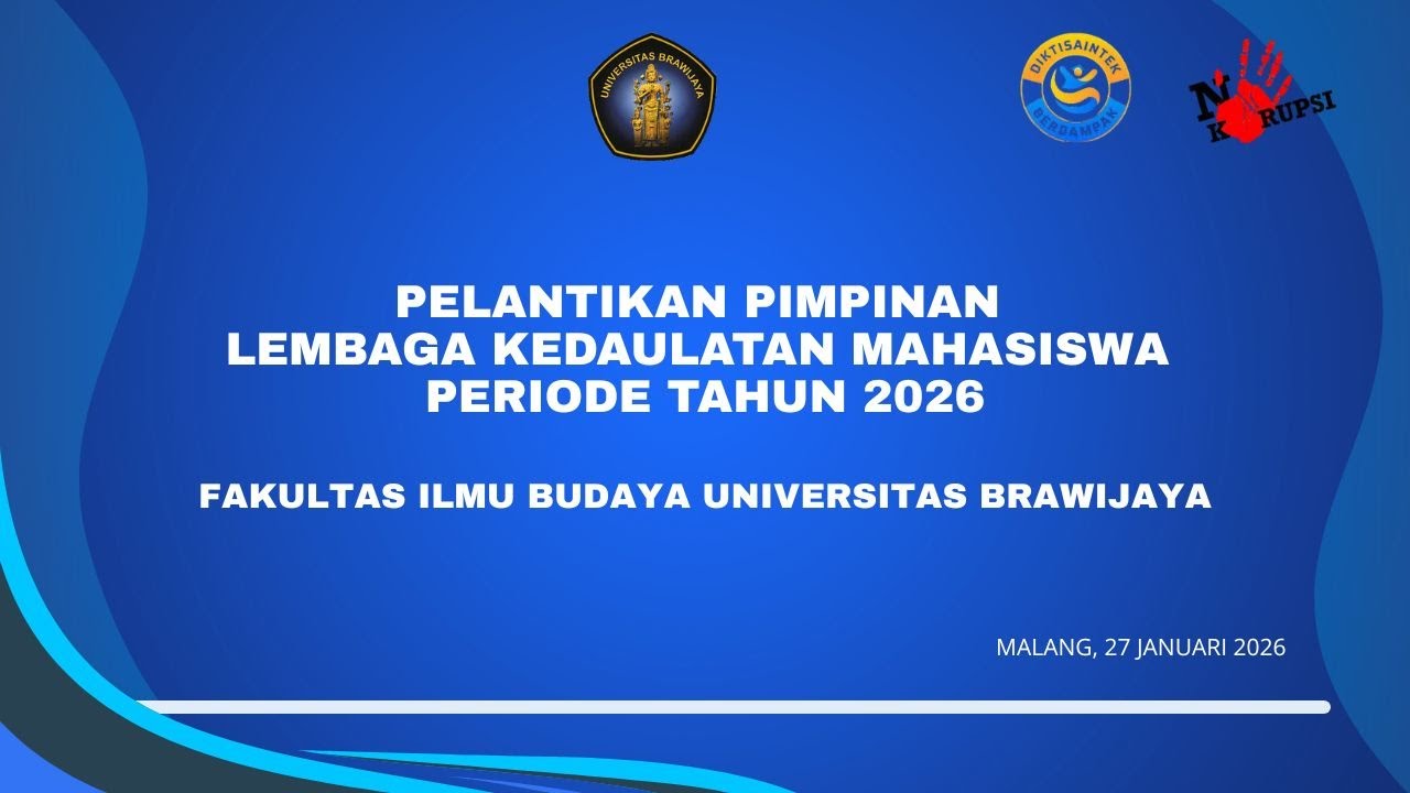 Pelantikan Pimpinan LKM FIB UB Periode Tahun 2026