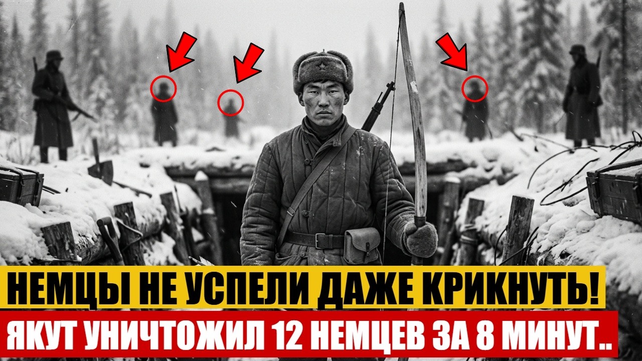 12 НЕМЦЕВ ИСЧЕЗЛИ БЕЗ СЛЕДА ЗА ОДНУ НОЧЬ! Как Якутский Стрелок Спас Целый БАТАЛЬОН.