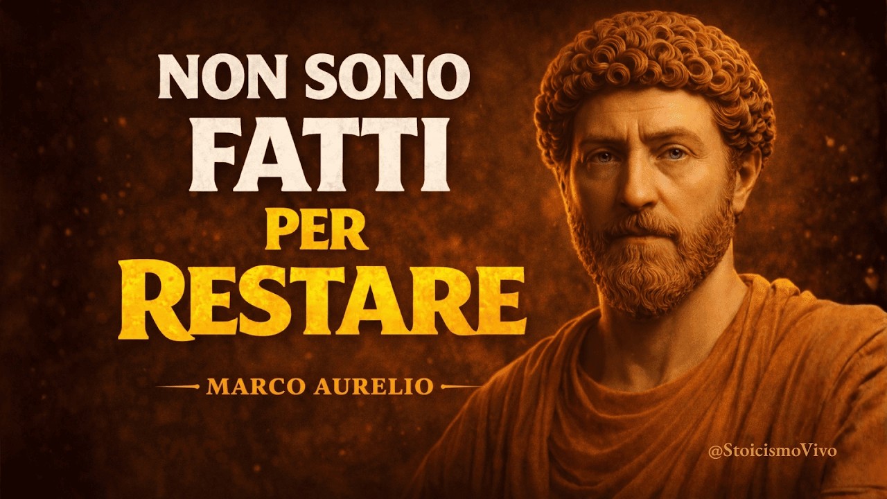 Non tutti sono fatti per restare nella tua vita | Marco Aurelio