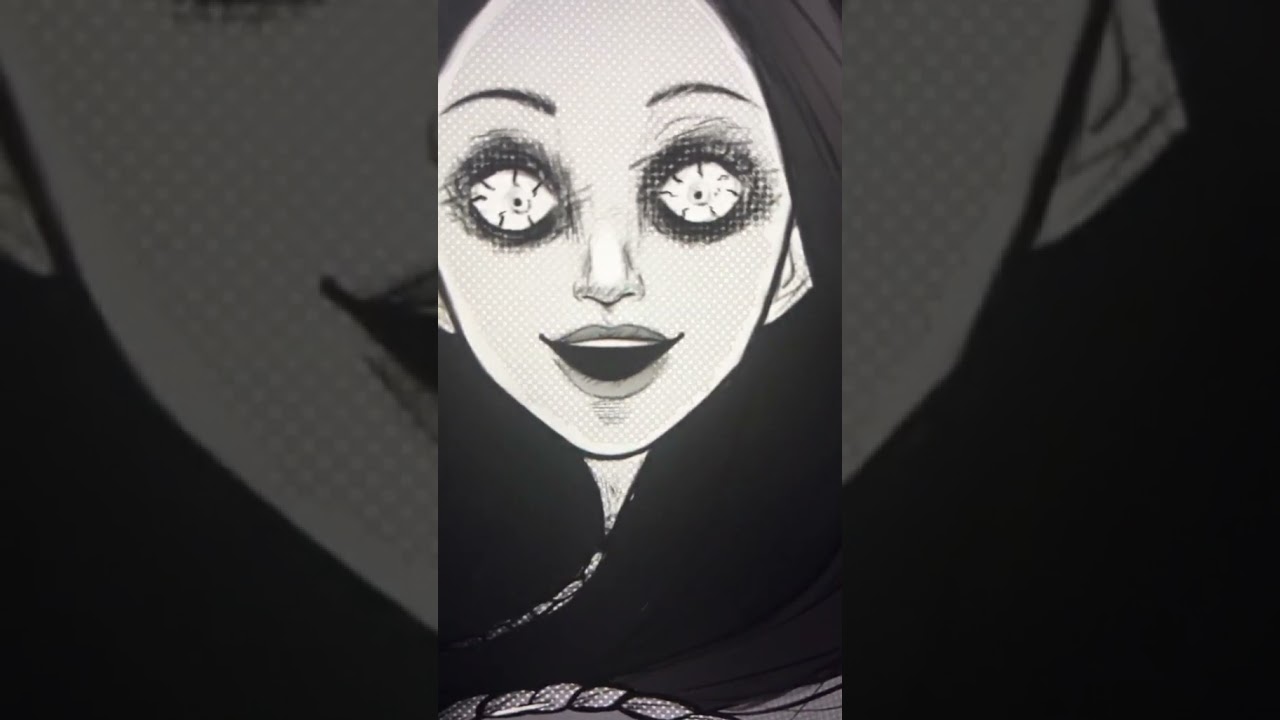 drawing myself as Junji ito 