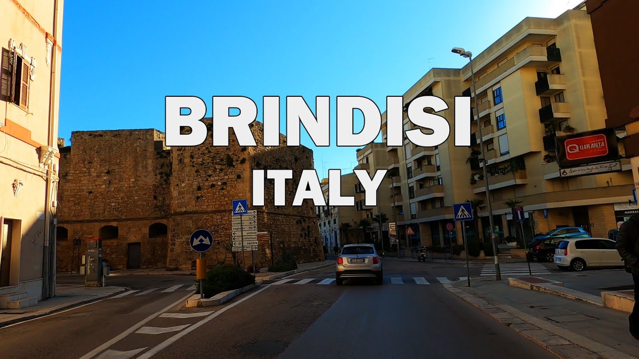 Brindisi, Italy - Driving Tour 4K
