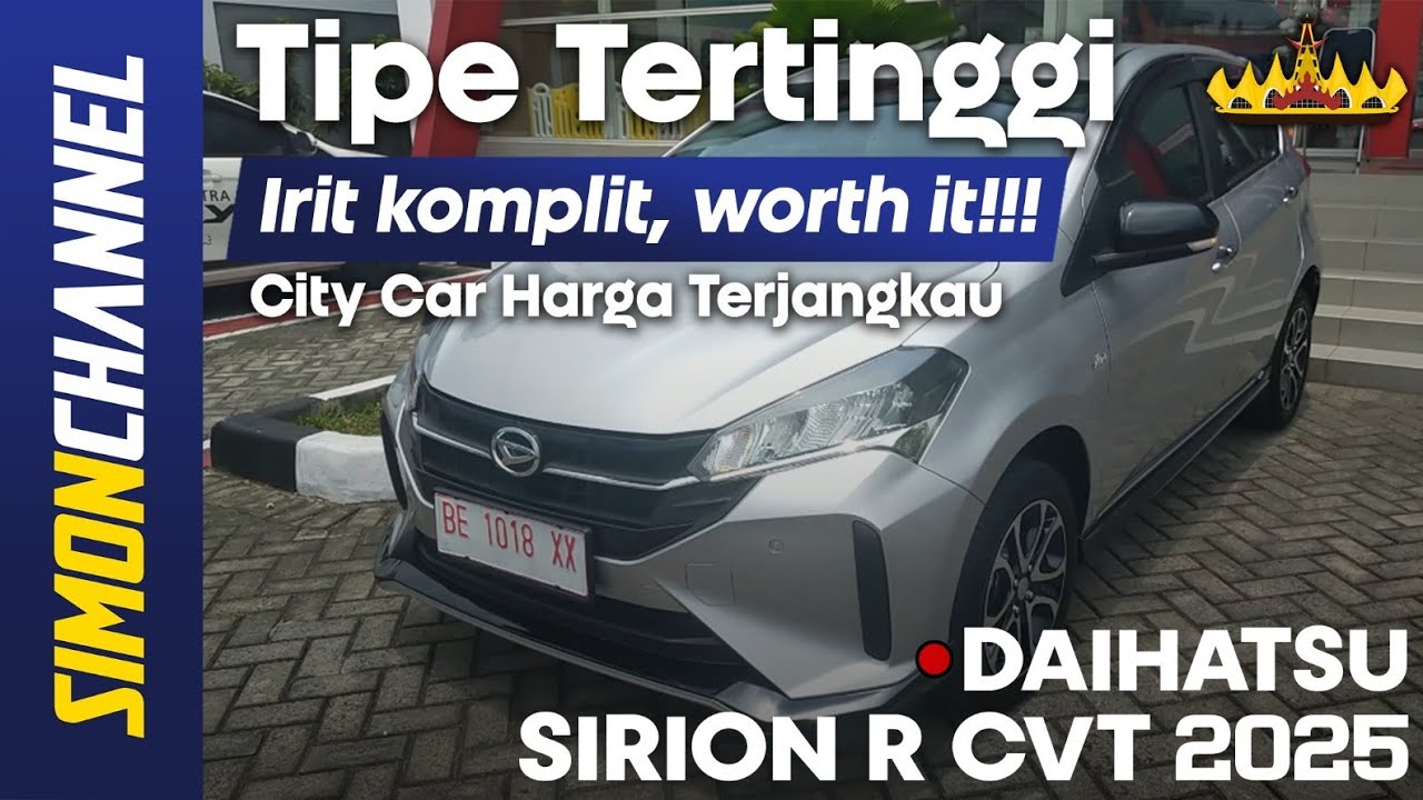 DAIHATSU NEW SIRION R CVT [M804RS] 2025 - REVIEW INDONESIA