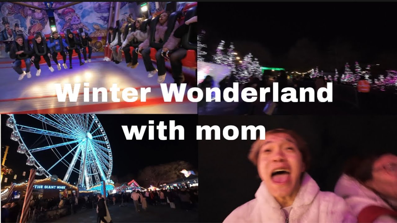 Winter Wonderland with mom 😹😵
