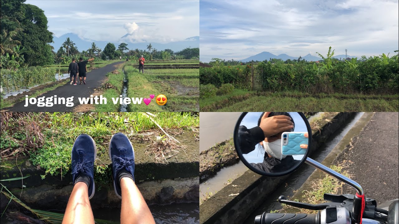 Jogging vlog with view🥰 💕mini vlog
