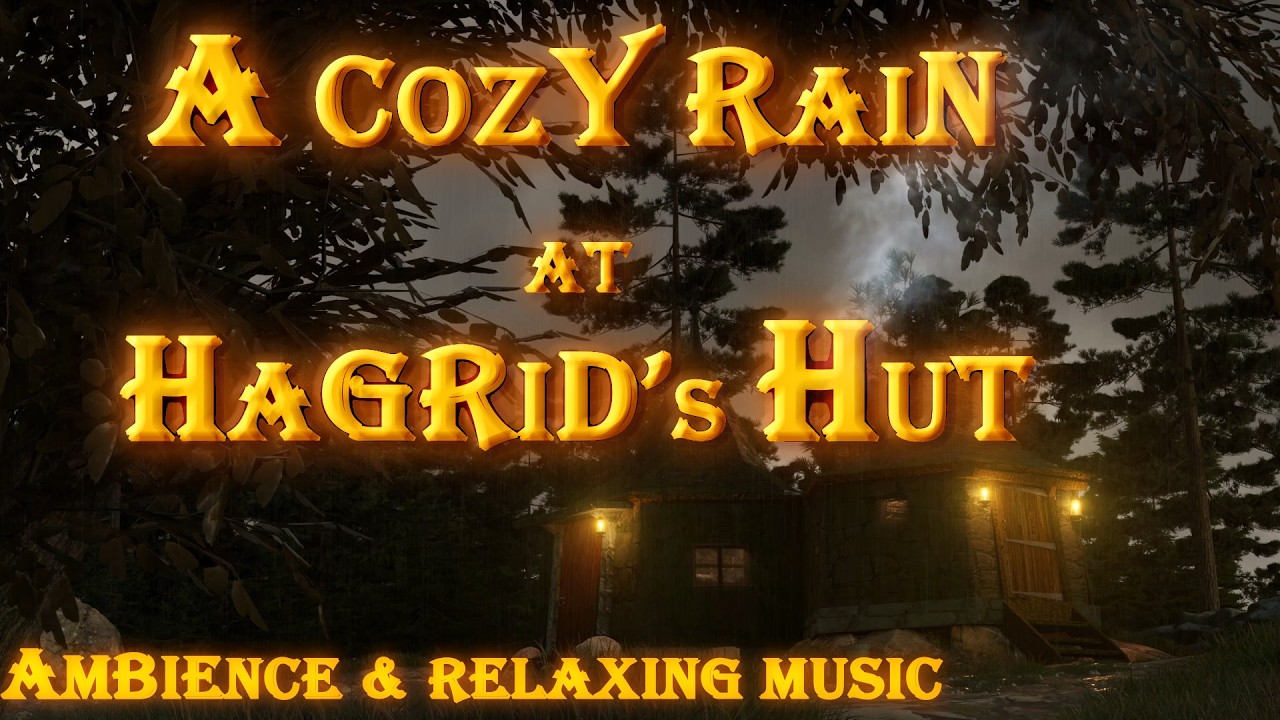 Harry Potter | Cozy Rain at Hagrid's Hut | Ambience & Relaxing Music