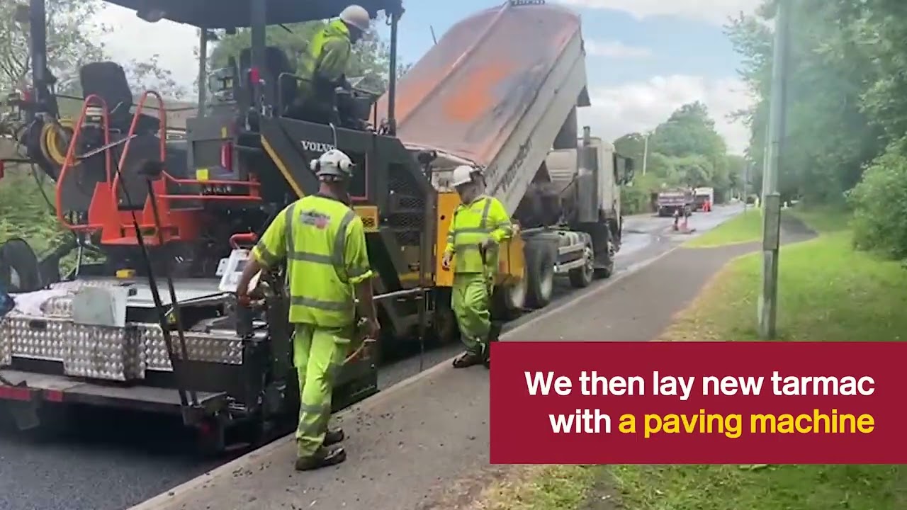 Road resurfacing - A step by step process