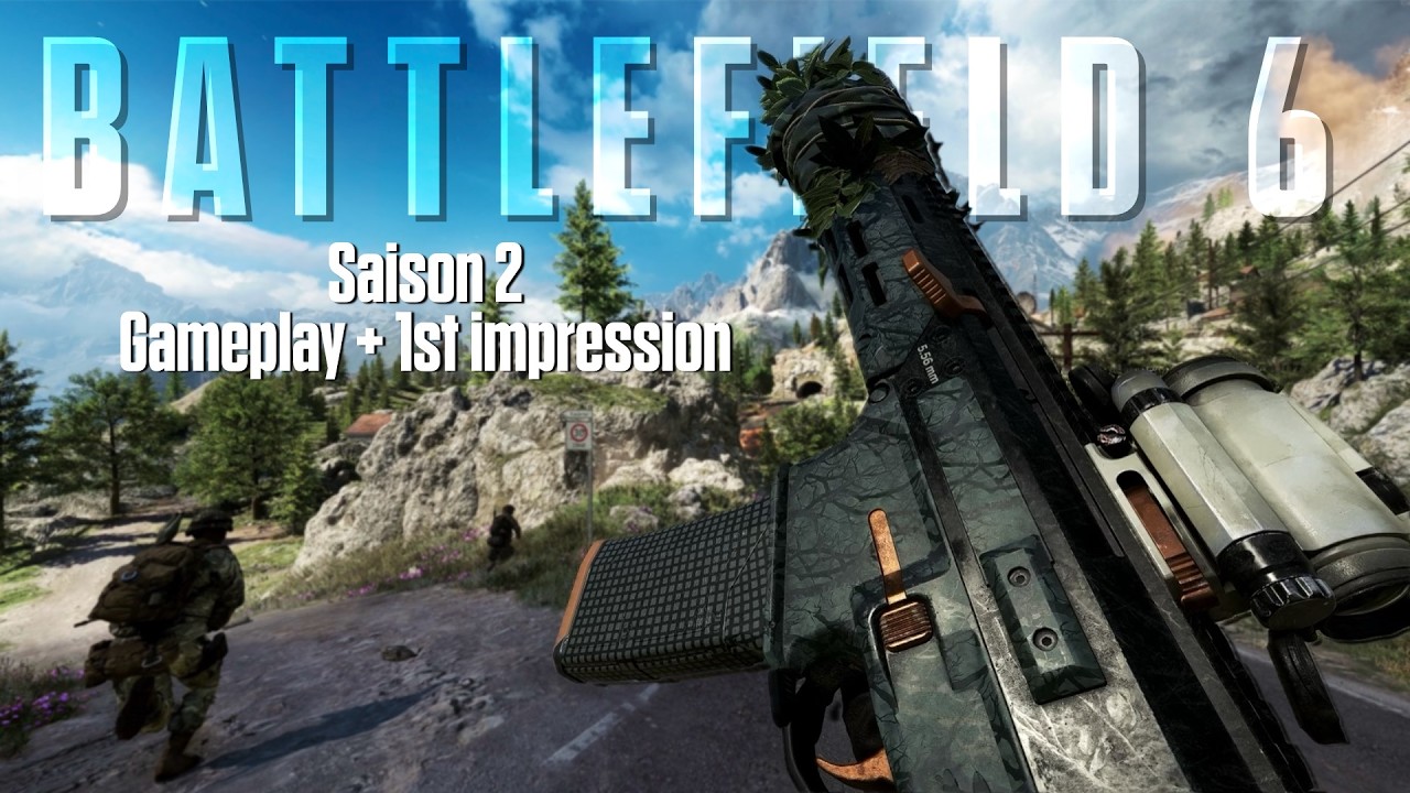 Battlefield 6 : Gameplay de la Saison 2 sur la Nouvelle Map avec la nouvelle DMR GRT-CPS  !